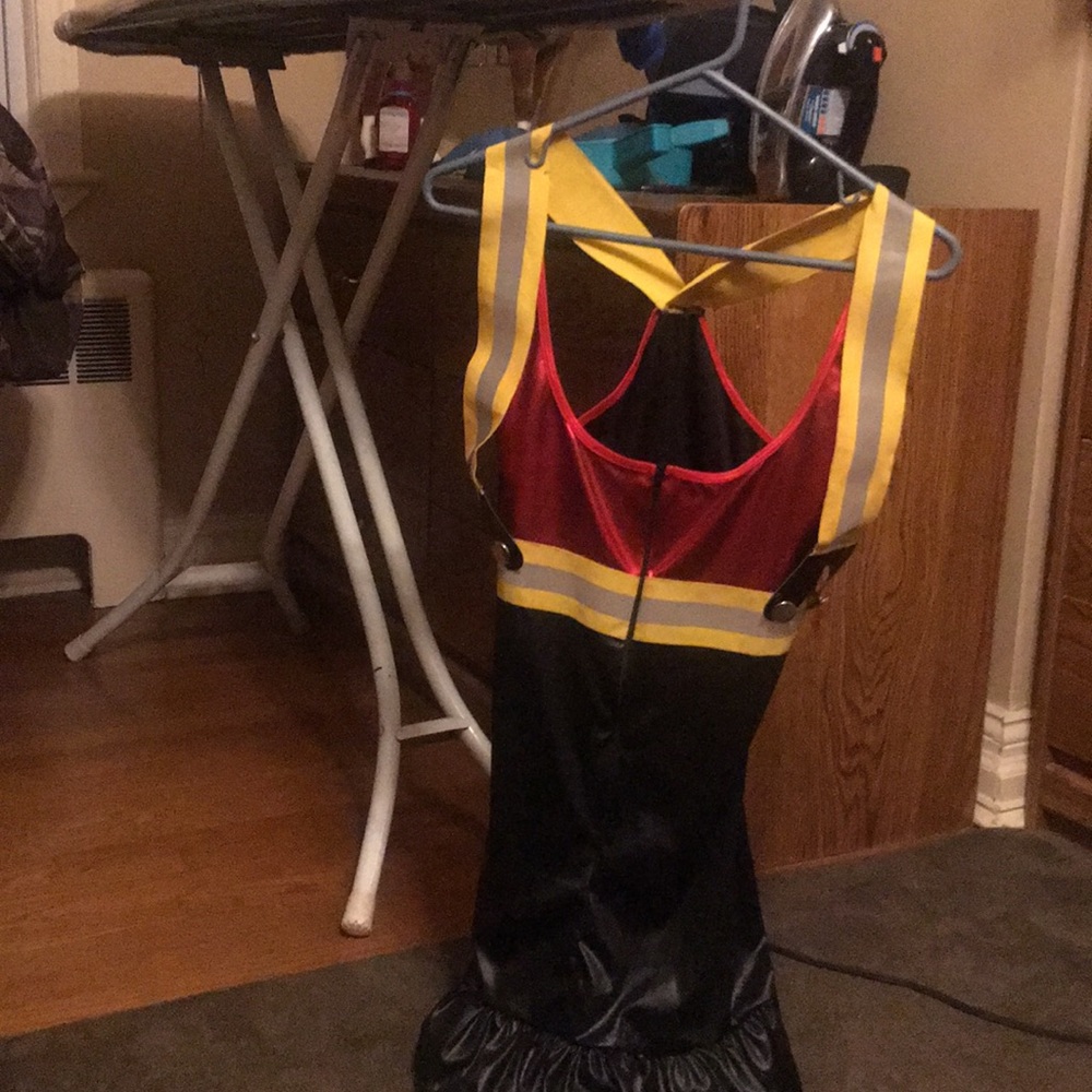 Halloween costume fire fighter